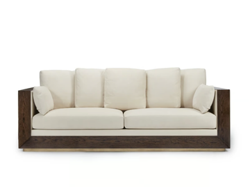 PALACE - Leather sofa by HUGUES CHEVALIER - view 2